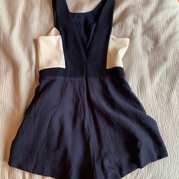 Navy and White Romper - Picture 3 of 5
